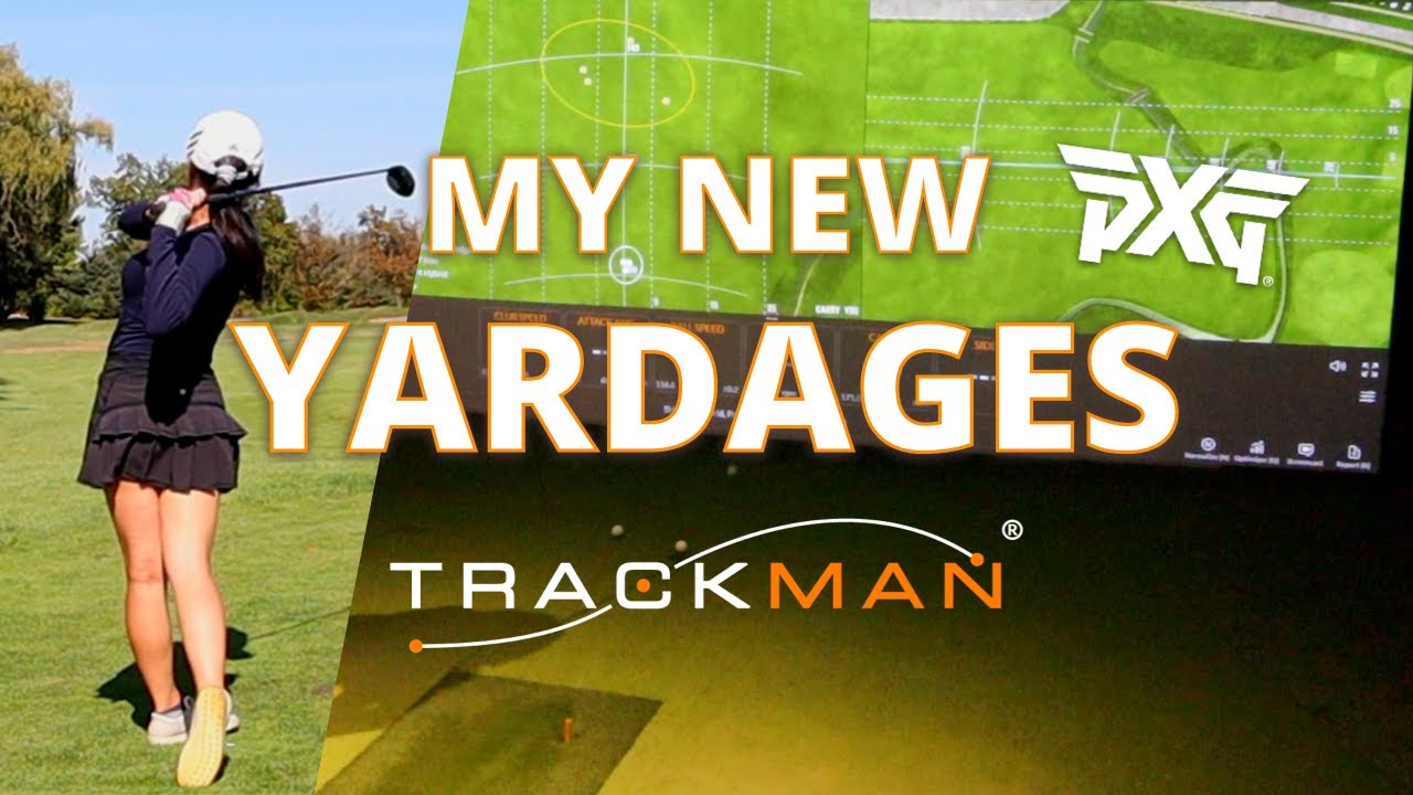 How far do I hit my new PXG golf clubs? | Trackman Numbers vs LPGA Averages