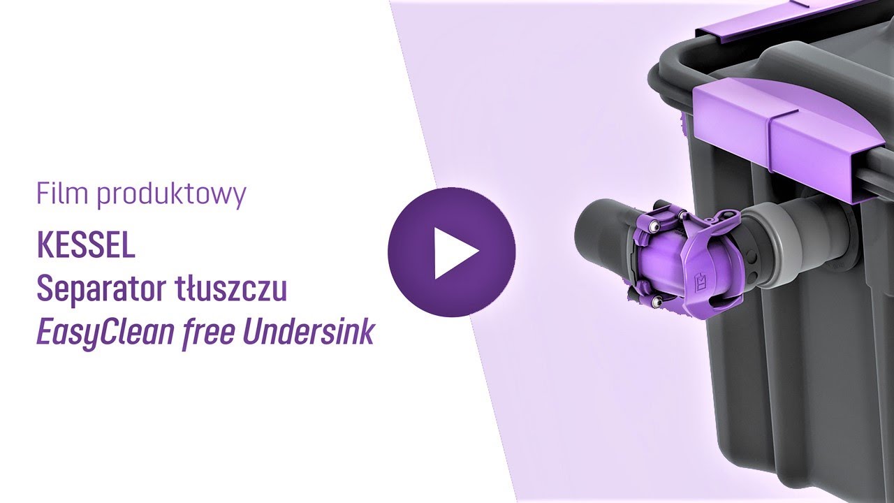 Separator tłuszczu EasyClean free Undersink KESSEL