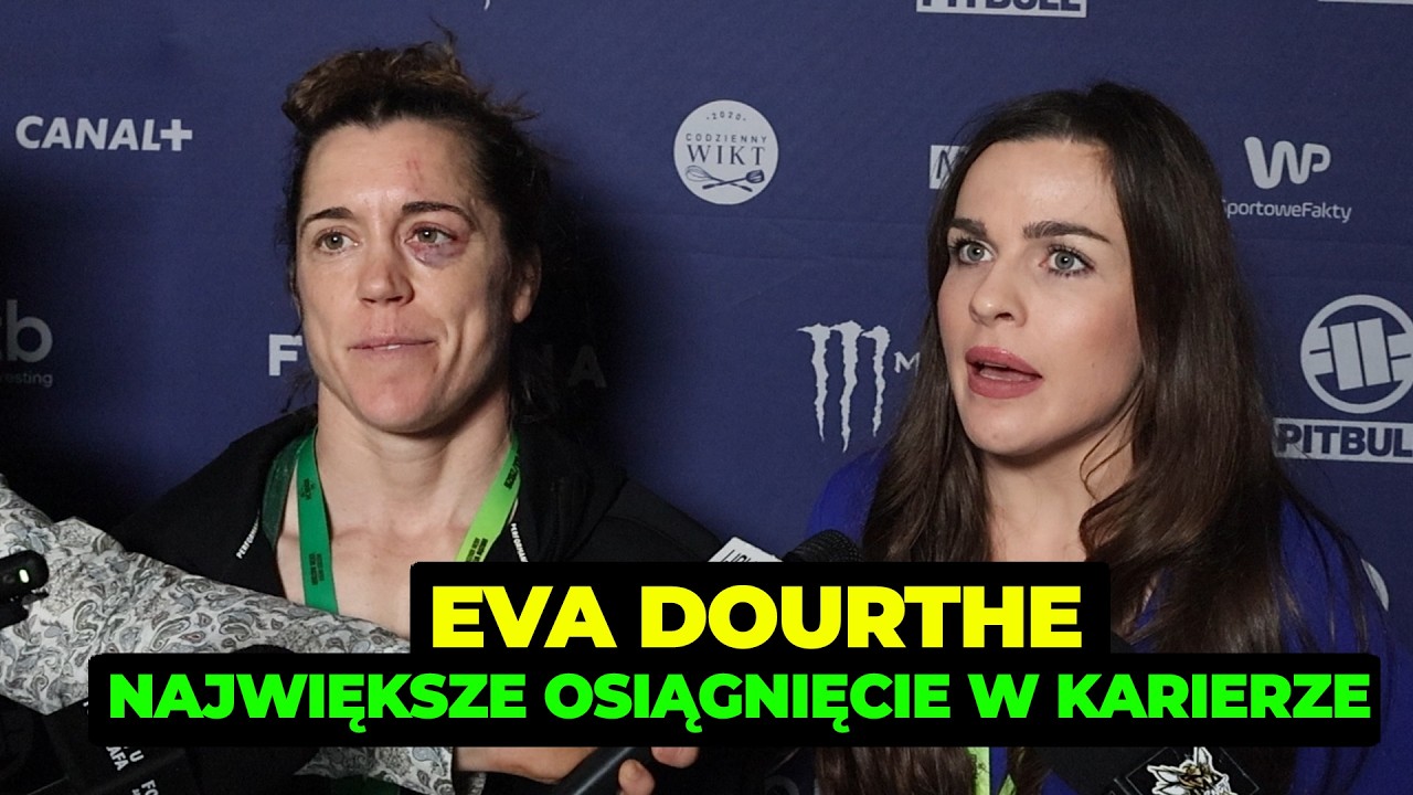 EVA DOURTHE: ZWYCIĘSTWO Z EWELINĄ WOŹNIAK TO NAJWIĘKSZE OSIĄGNIĘCIE W KARIERZE | XTB KSW 116
