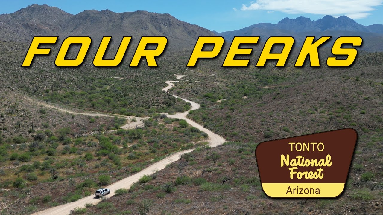 Four Peaks Trail - Rolls OHV to Roosevelt Lake | Tonto National Forest // 4K