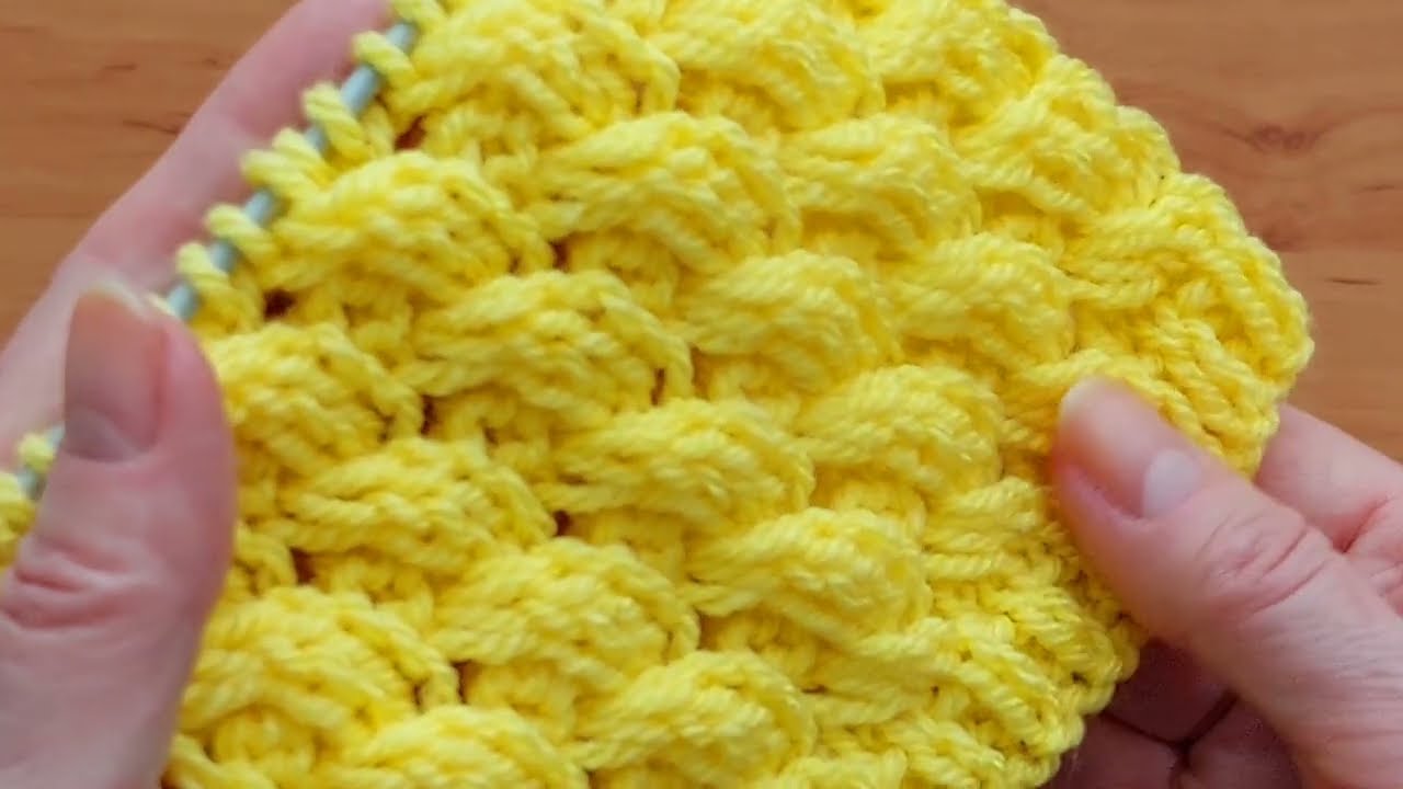 Красивый 👍 узор спицами для свитера, джемпера, кардигана. 