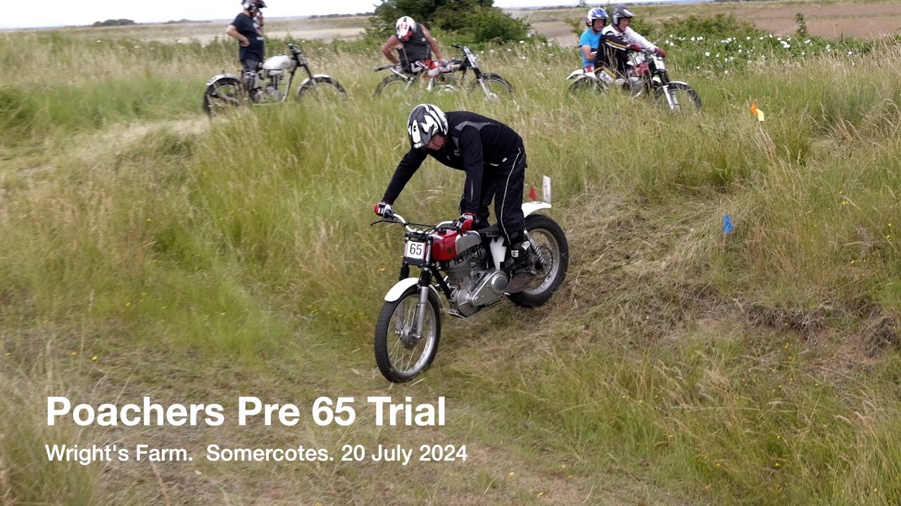 Poacher Pre 65 Trial at Wrights Farm. Somercotes. 20 July 2024.
