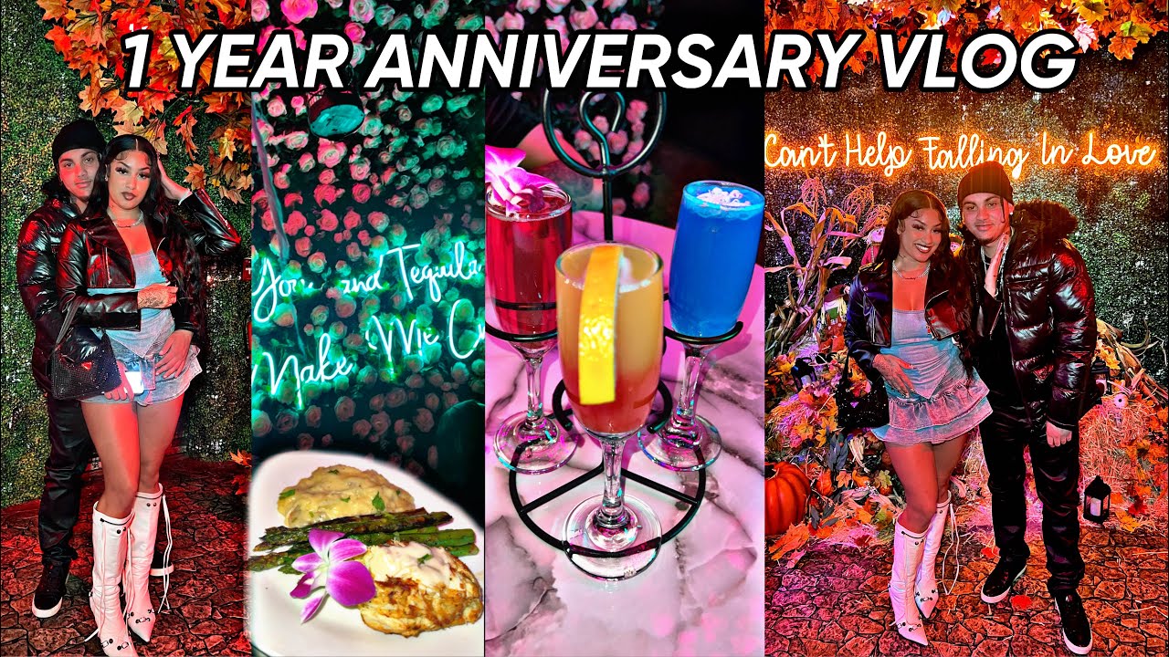 OUR 1 YEAR ANNIVERSARY ❤️ VLOG