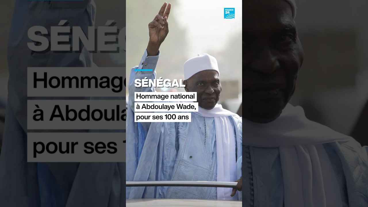 S&eacute;n&eacute;gal, hommage national &agrave; Abdoulaye Wade pour 100 ans &bull; FRANCE 24