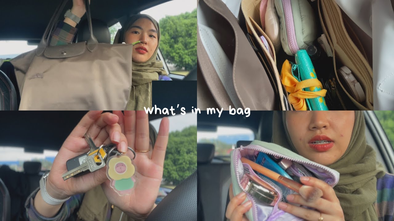 what's in my bag 👜 | daily essentials, work, malaysia