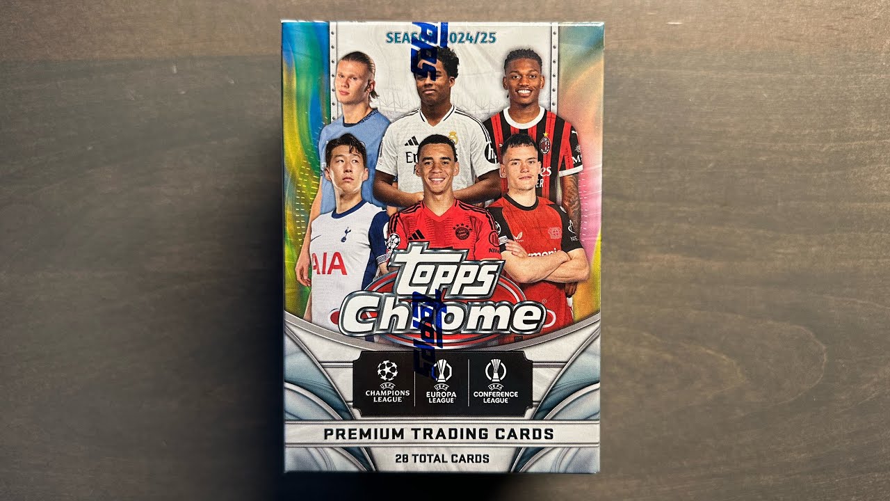 2024/25 Topps Chrome UCC Soccer Value Box Opening - Ultra Rare Insert Parallel