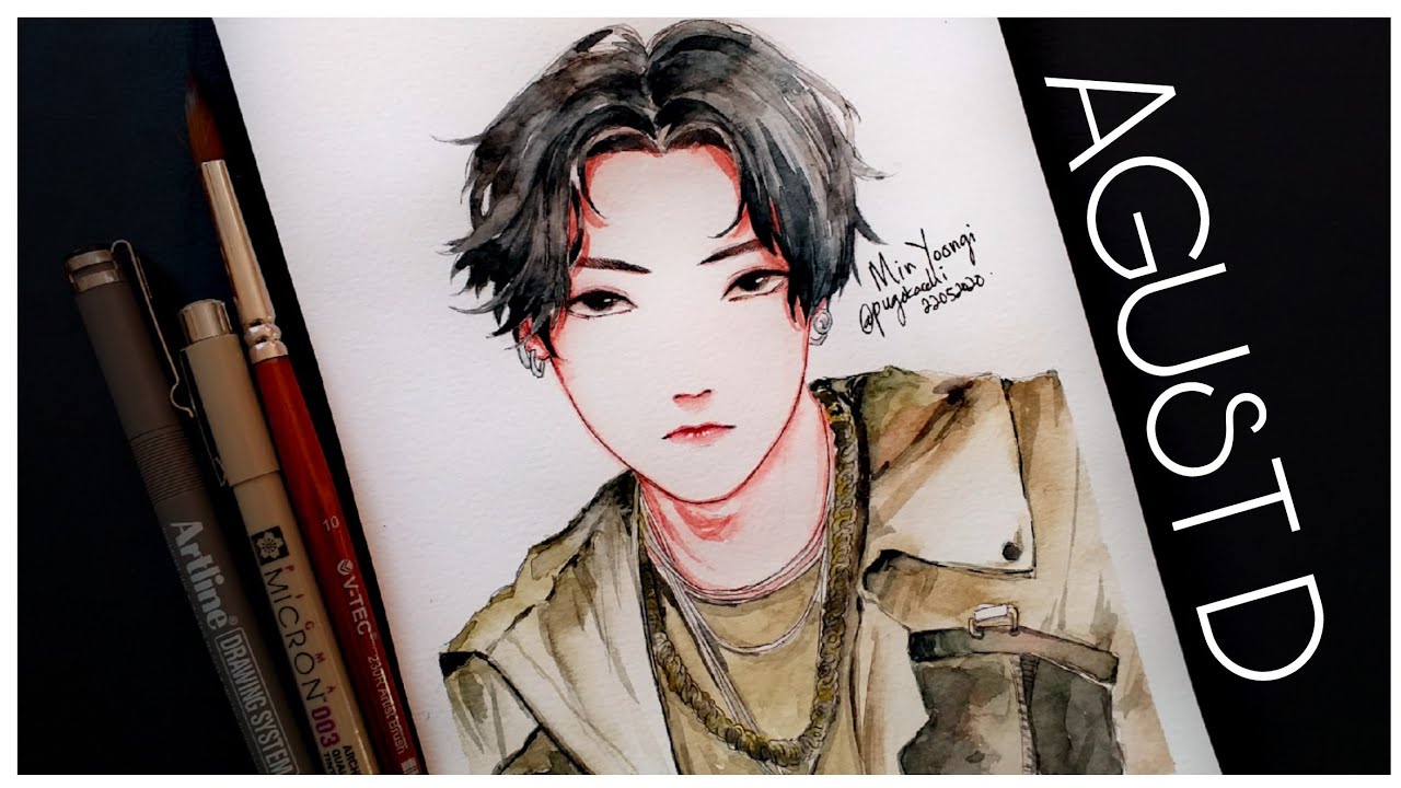 AGUST D-2 DAECHWITA FANART | SPEEDPAINT
