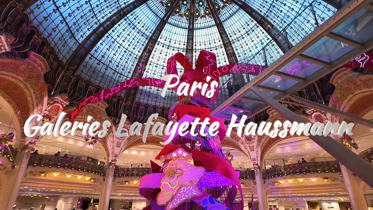 Galeries Lafayette Haussmann - Париж, Франция, Рождество 2025 @troisanvlog #galerieslafayette #paris