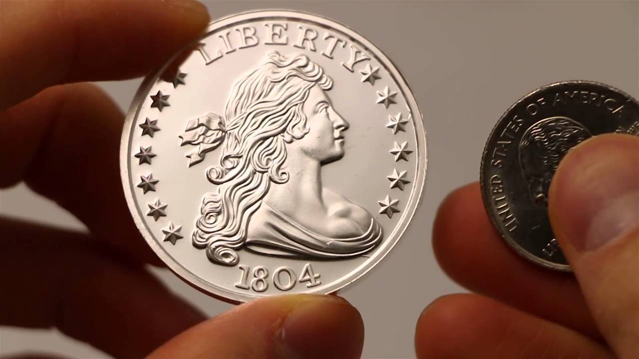1804 Silver Dollar 1 oz Silver Round