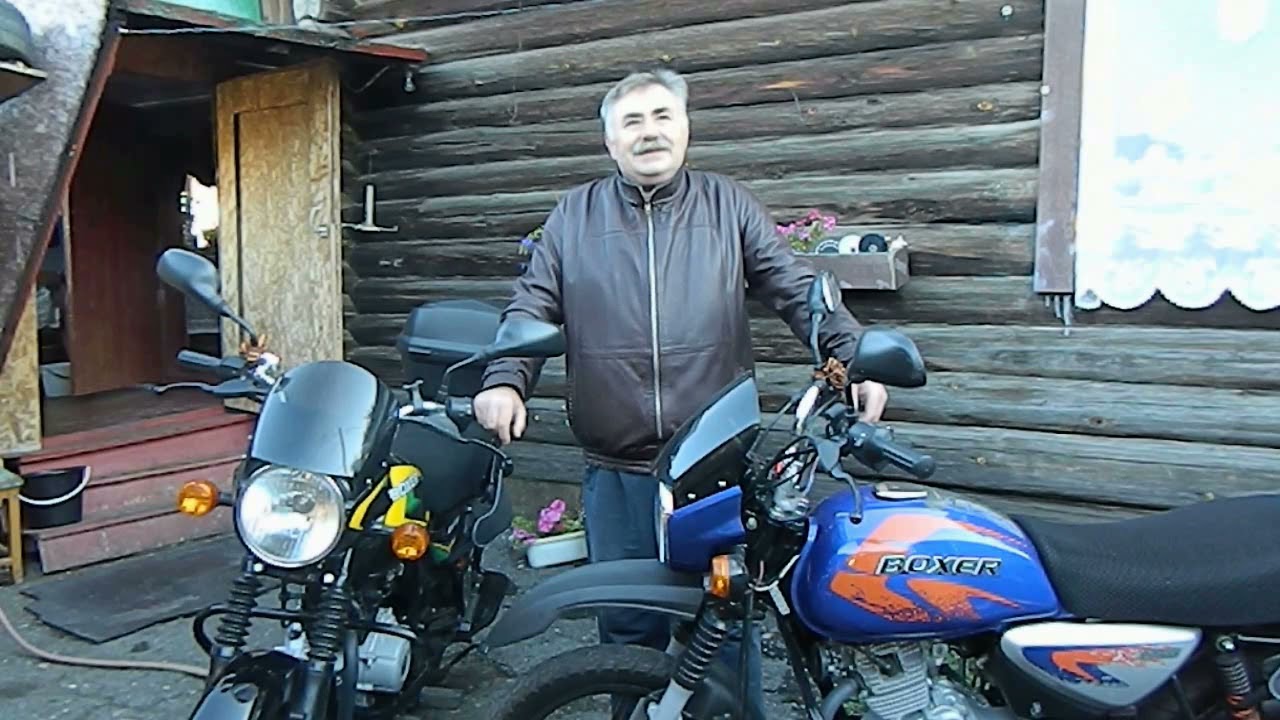21000 км на баджадж боксер 125х