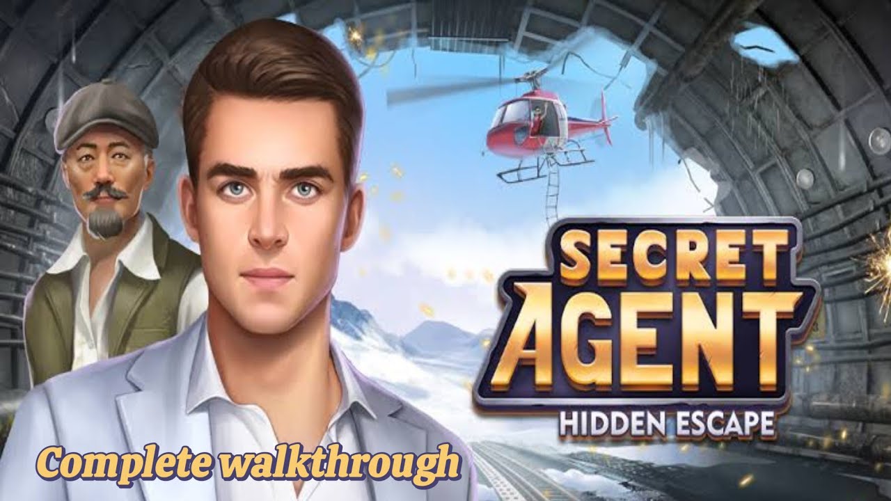 Secret Agent Hidden Escape Mysterious Complete Walkthrough by Supercharge mobile. 