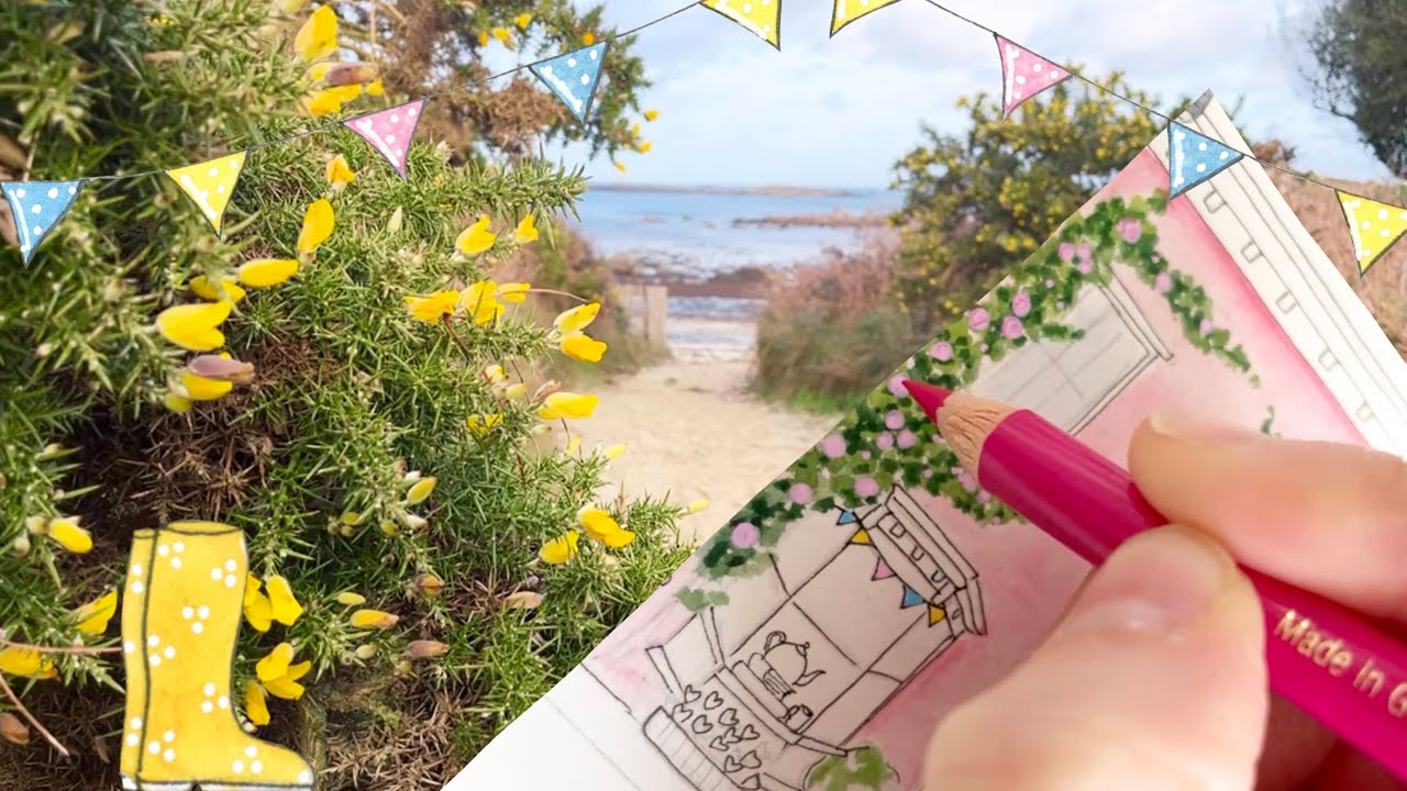 [Vlog] Chapitre 3 : Bretagne, rangement de l'atelier et illustration Mug de Printemps