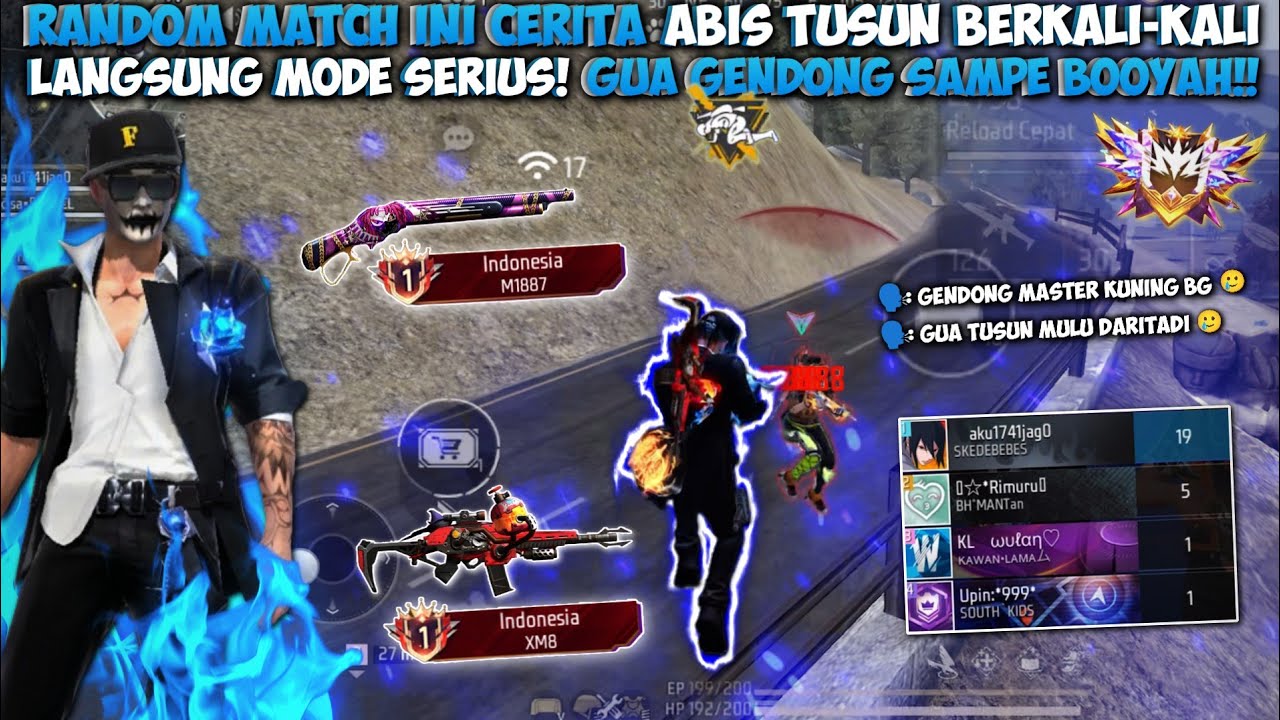 RANDOM MATCH INI CERITA ABIS TUSUN BERKALI-KALI!! AUTO MODE SERIUS GUA GENDONG SAMPE BOOYAH!!
