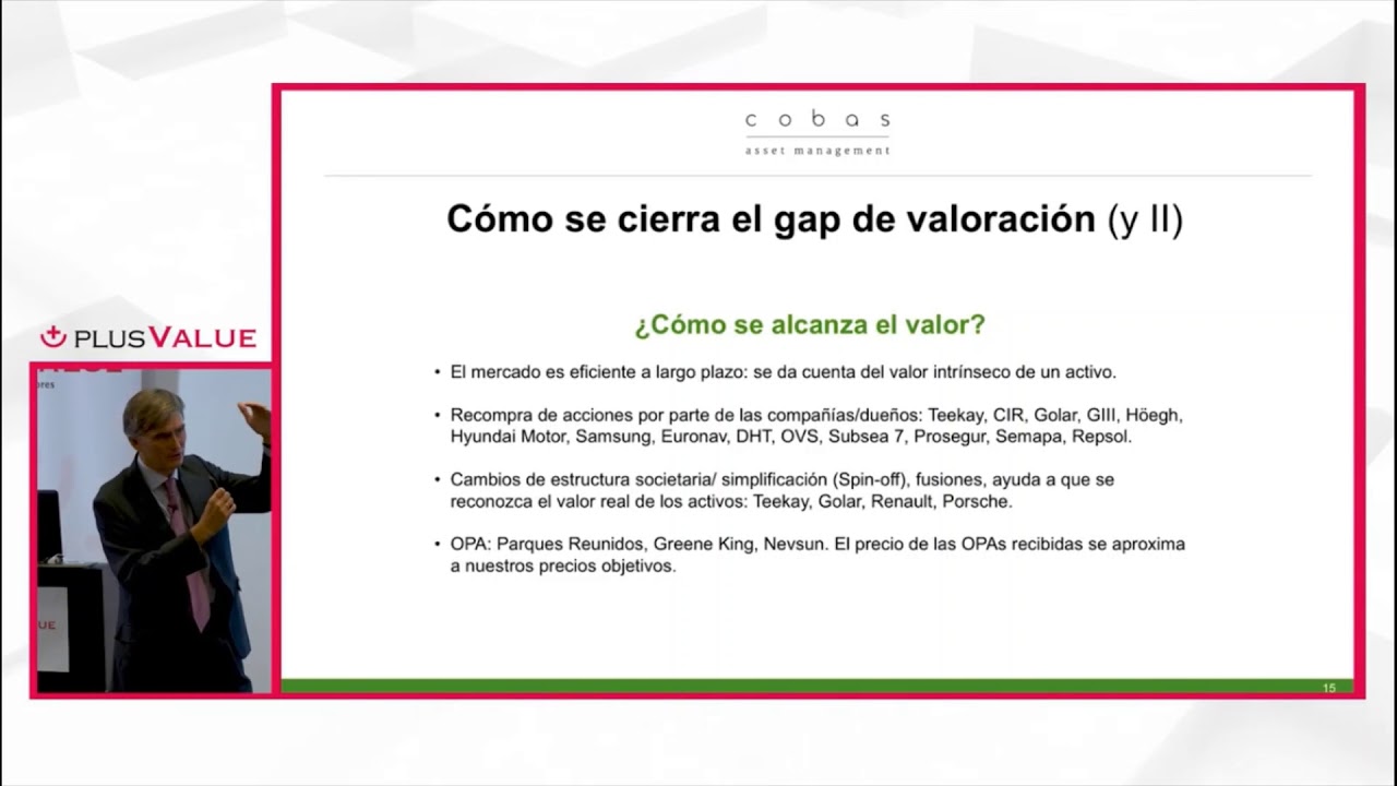 Francisco Garc&iacute;a Param&eacute;s (Cobas) &iquest;C&oacute;mo se revalorizan las empresas en bolsa?