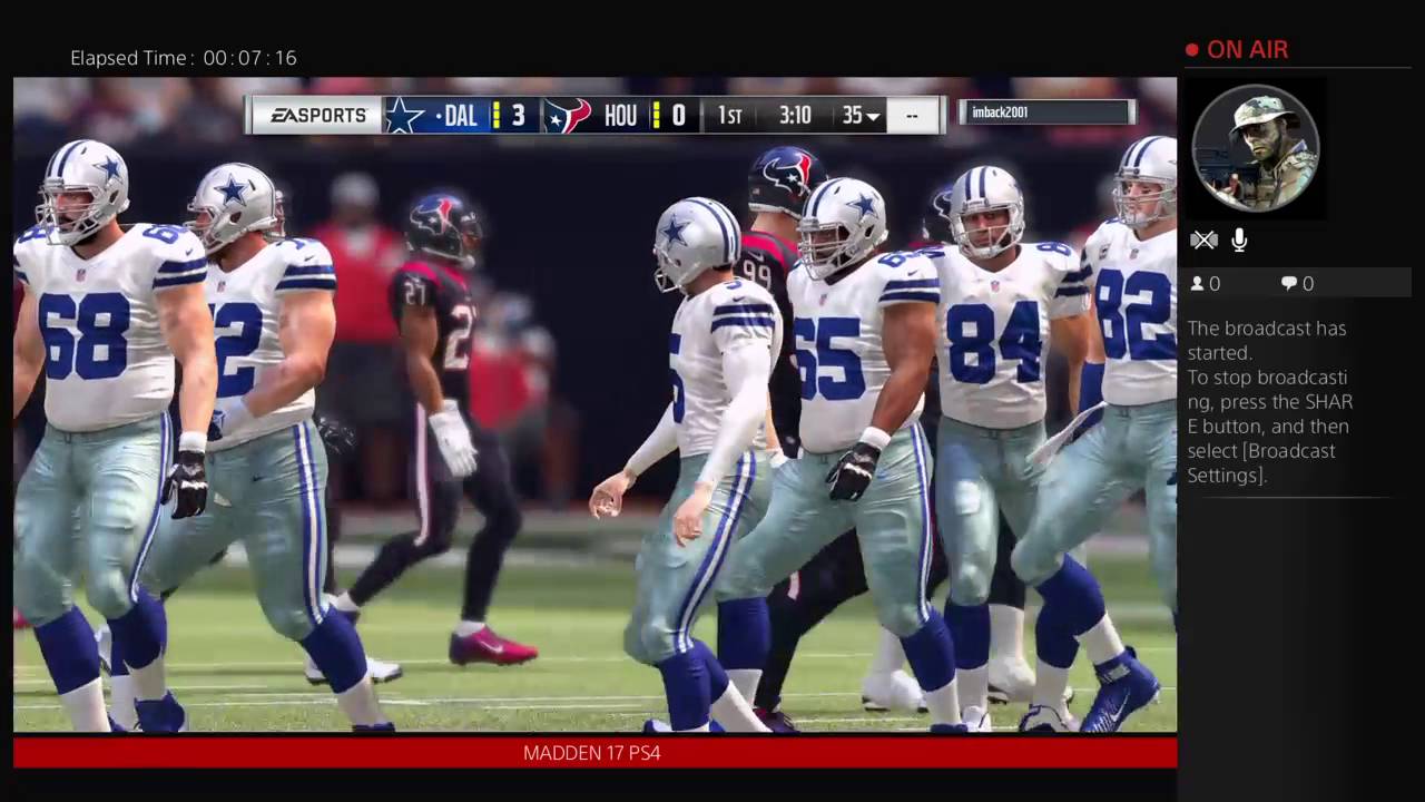 Madden 17 HEAD to HEAD online gameplay (PS4)