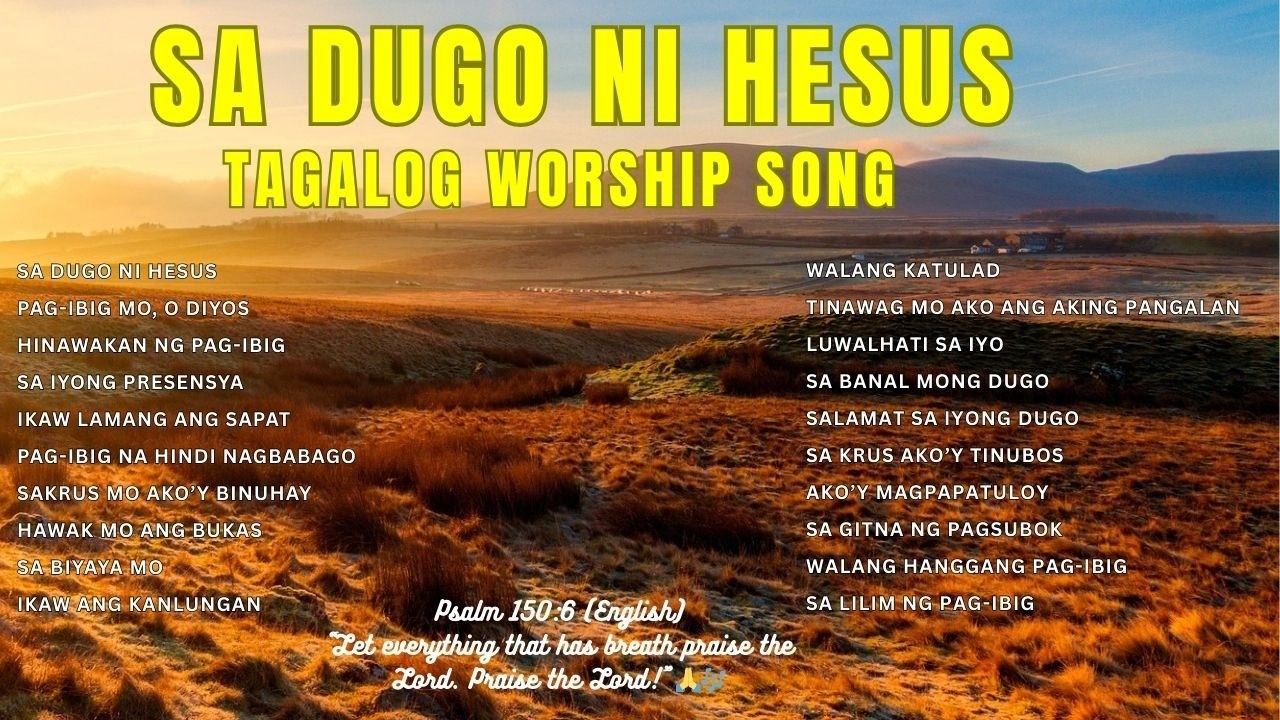 Tagalog worship song | SA DUGO NI HESUS | with lyrics