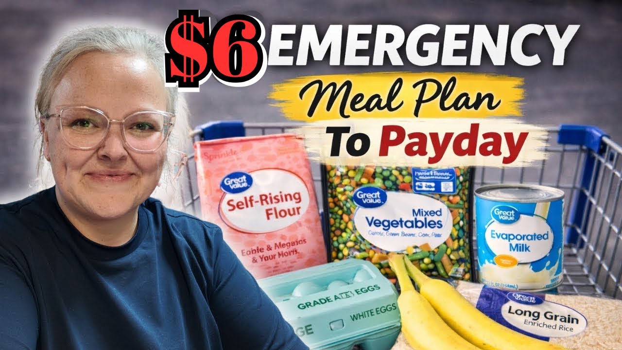 Only $6 to Feed My Family of 5 Until Payday - NO BEANS Meal Plan
