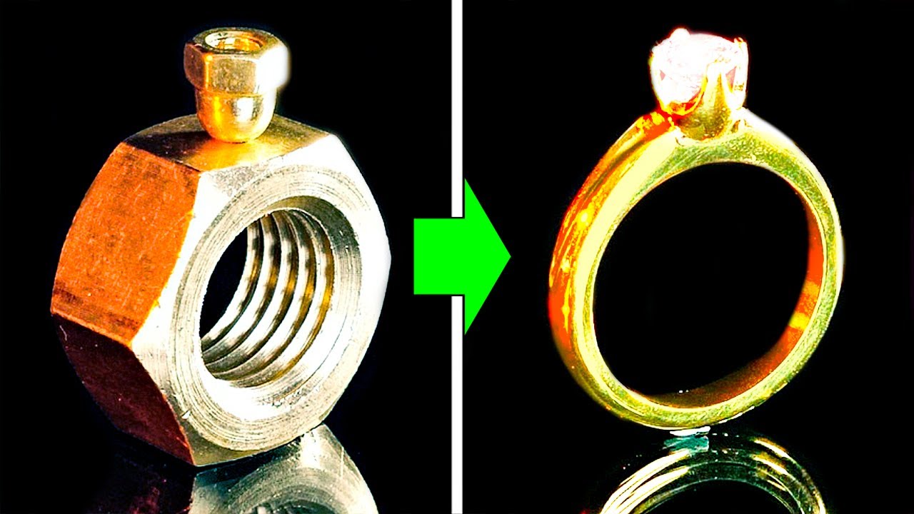 COME CREARE UN ANELLO DI DIAMANTI GRATIS || 28 IDEE FAI-DA-TE
