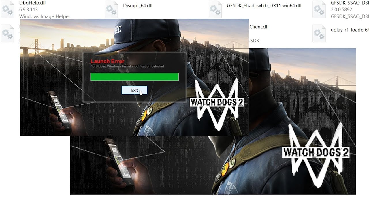 Ошибка запуска Watch Dogs 2: решение