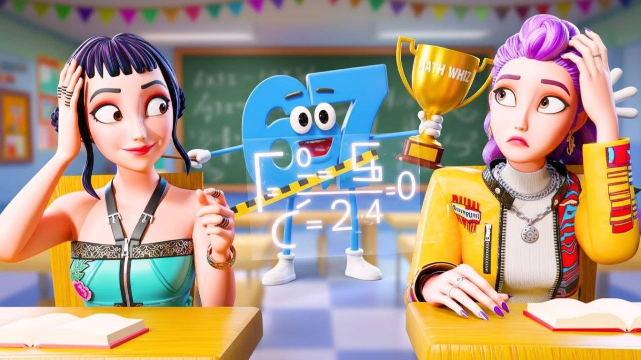 RUMI & 67 Kids at School?! 😱 | KPOP Demon Hunters Animation