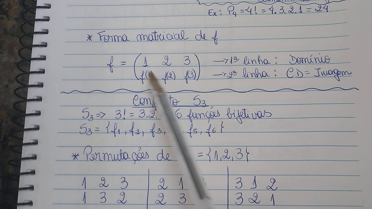 Álgebra: Grupo das Permutações - Parte 1