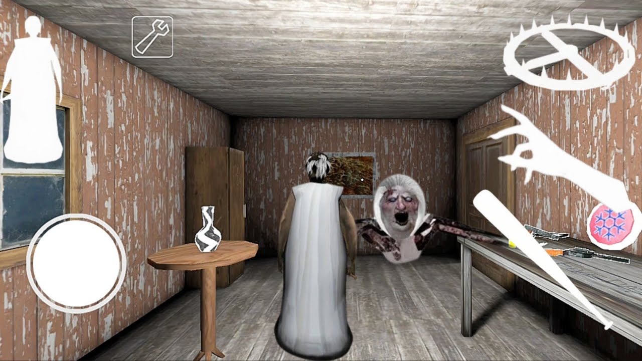 Playing As Granny Grandpa And Spider Angelina Mod Menu Horror Game #granny 