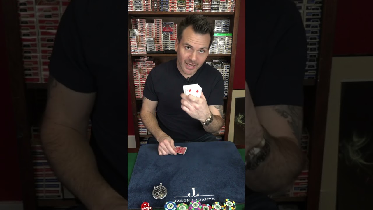 💥HOW CAN THIS BE LUCK?💥 #poker #cardtrick #shorts