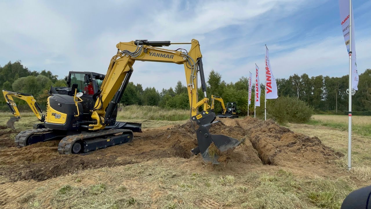 Yanmar vio80 2pb lyzka ładowarkowa