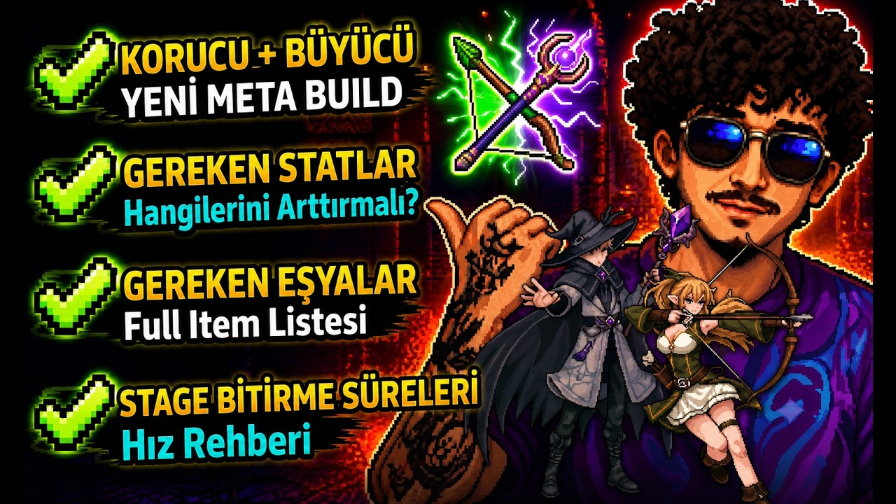 Task Bar Hero: Yeni Meta! Farm Hızını 2'ye Katlayan B&uuml;y&uuml;c&uuml; + Korucu Build!