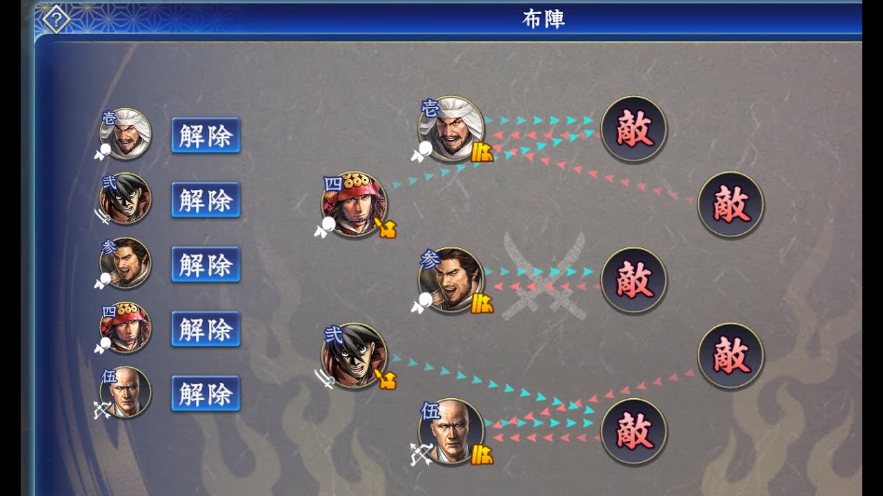 【信長の野望 覇道】御前試合編制（シーズン13の2回目）