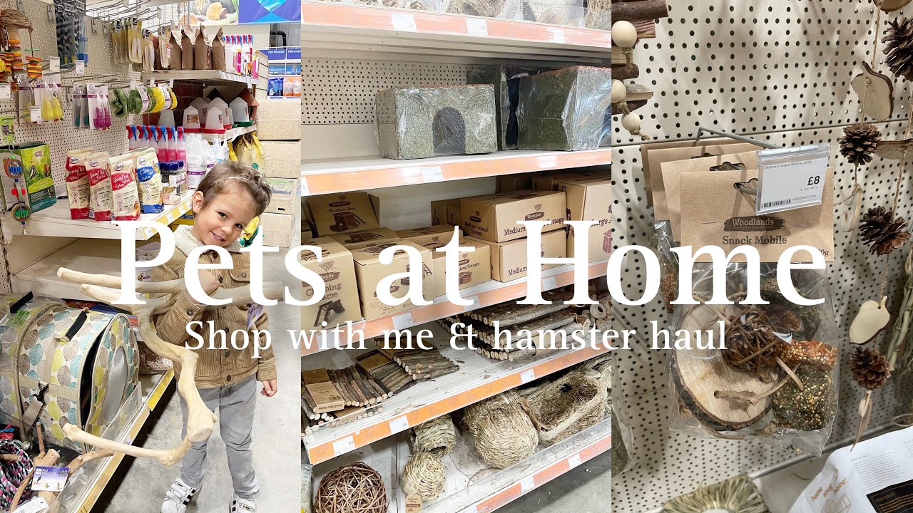 Shop with me in Pets at home + Hamster Haul | VLOG 🌷
