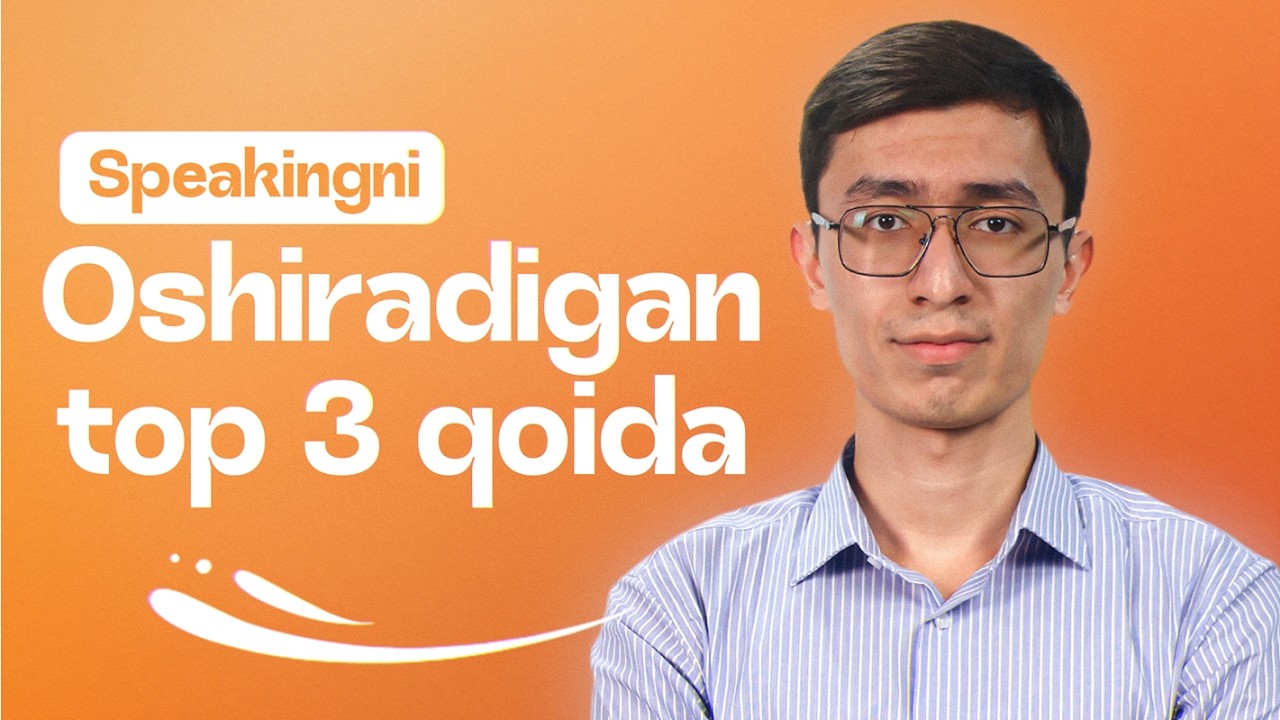 Speakingda Ravonlikni oshiradigan Top-3 texnika