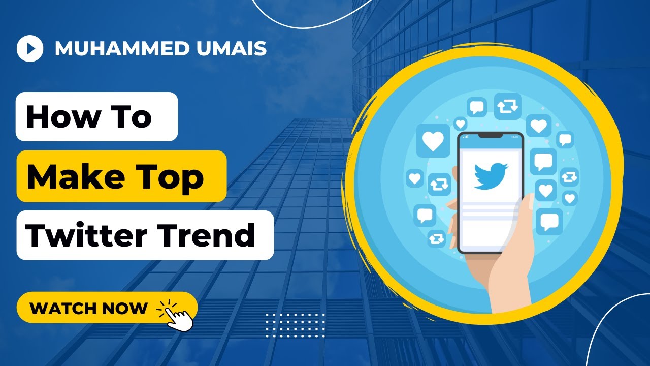 How to make top trends on twitter | Detailed video by Muhammed Umais in Urdu/Hindi |