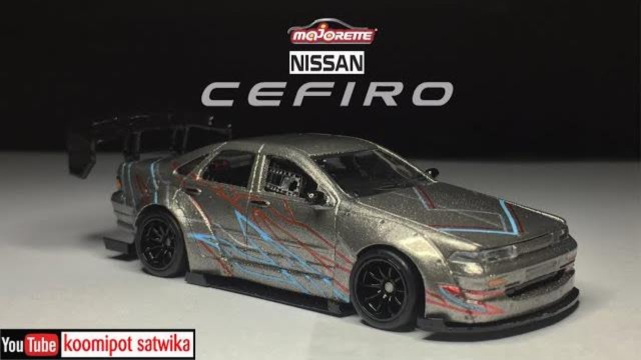 Nissan Cefiro Diecast Custom Drift Majorette