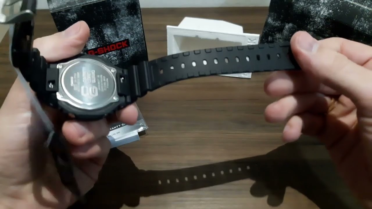 Unbox Casio G-Shock GA2100 1A1DR