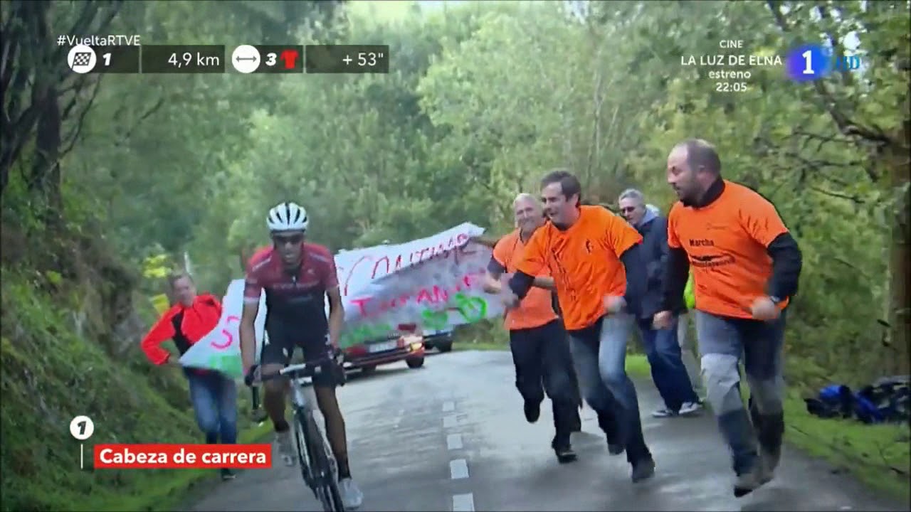 La última victoria de Alberto Contador(Angliru).