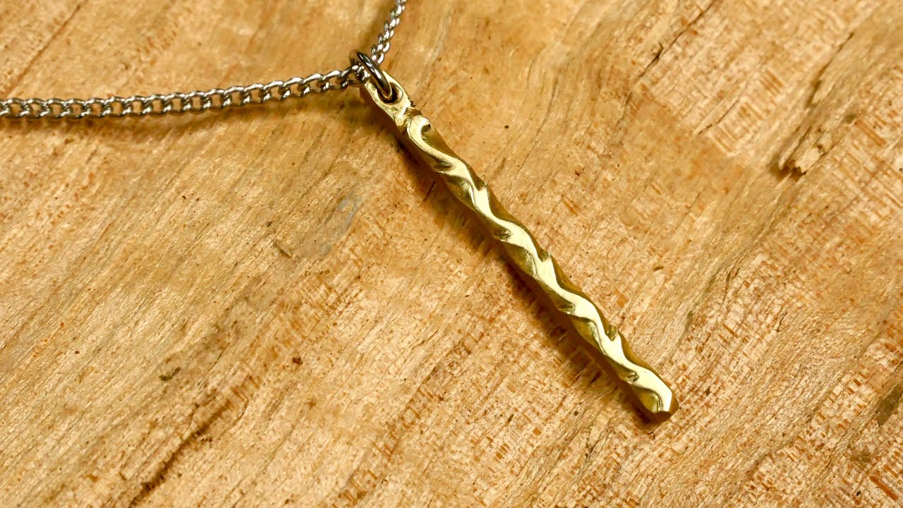 How to do file work, brass necklace edition