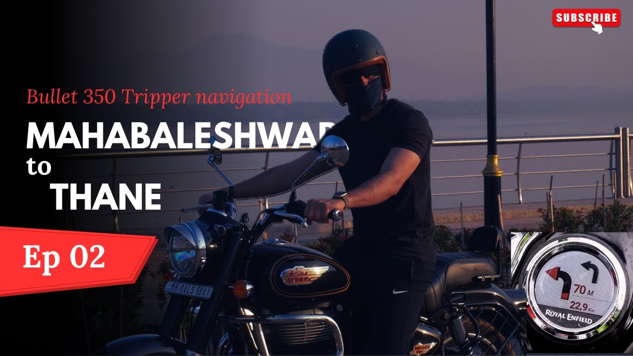 Ep 02: Mahabaleshwar to Thane | Royal Enfield Tripper Navigation Pod Real Ride Review | Raw MotoVlog