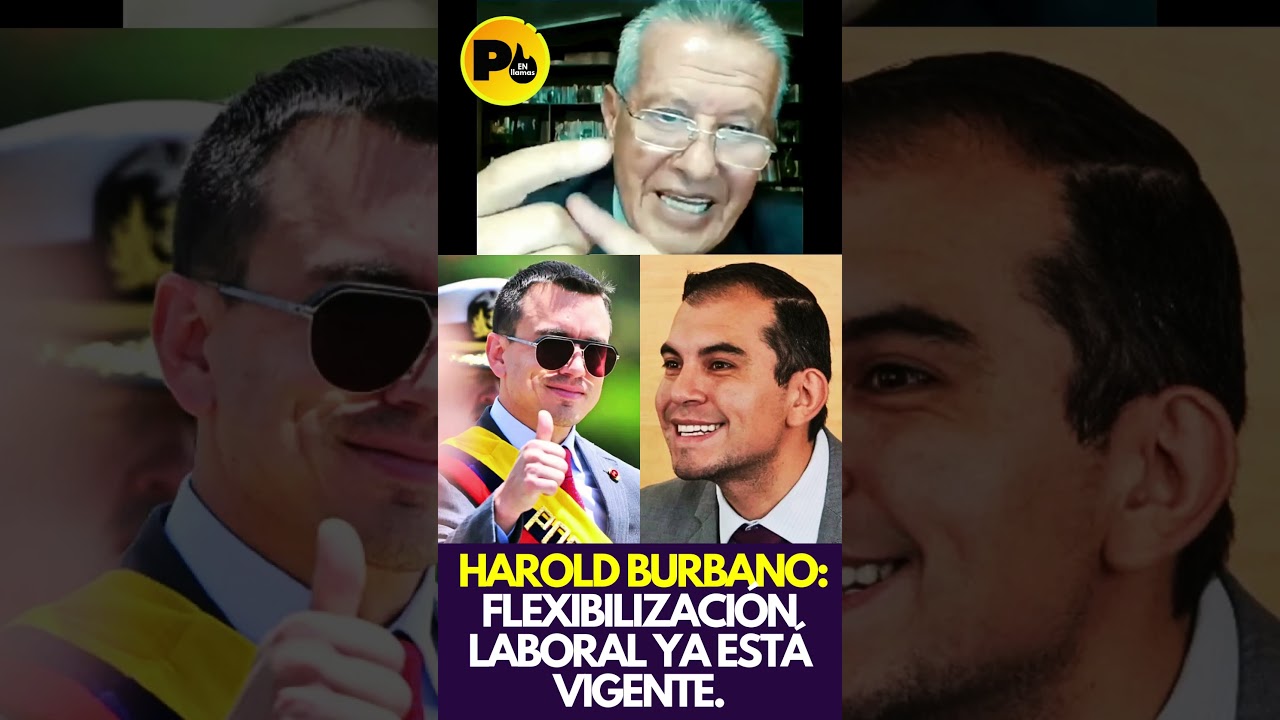 Dr. Augusto Tandazo (Harold Burbano: Flexibilizaci&oacute;n laboral ya est&aacute; vigente)