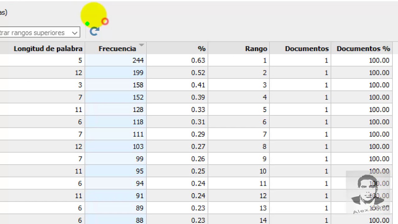 Curso básico de MaxQDA12   Codificación nube de palabras sesión 08 Español