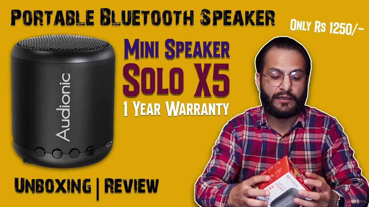Audionic Solo X5 Mini Speaker Review & Sound Test