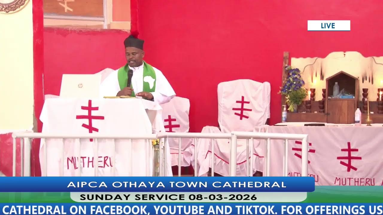 SUNDAY LIVE SERVICE: AIPCA OTHAYA CATHEDRAL CHURCH