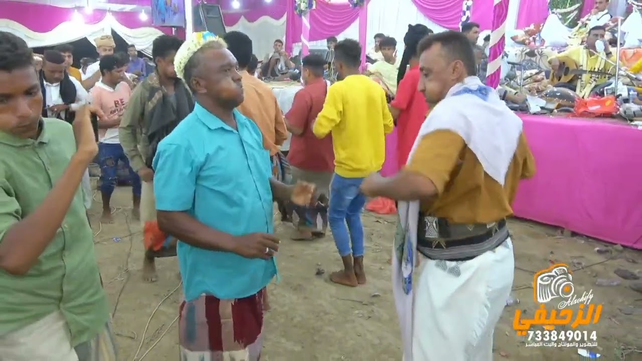 احلا تفاعل ورقص شباب المنيره مع الفنان - فضل مسعود - أفراح آل معمر زبيد | 773389256-733849014