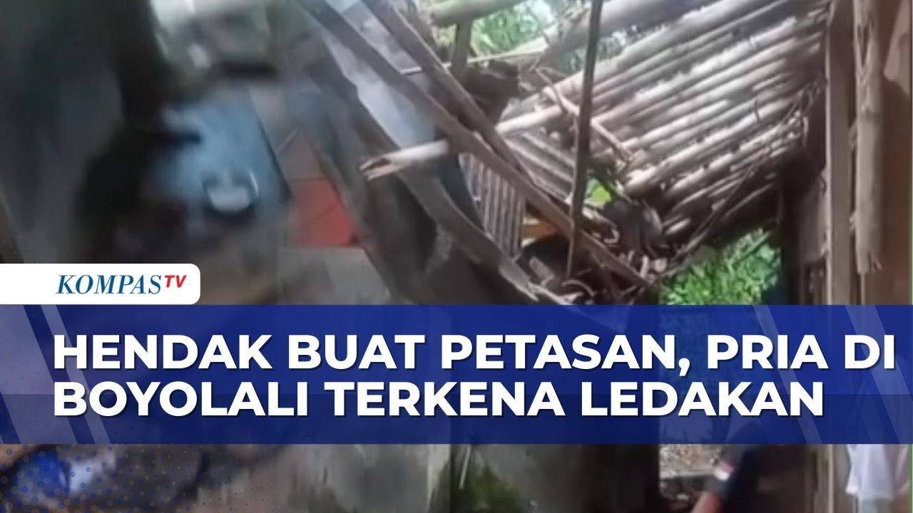 Racik Petasan dari Toko Online, Pria di Boyolali Jadi Korban Ledakan hingga Rumah Rusak Parah