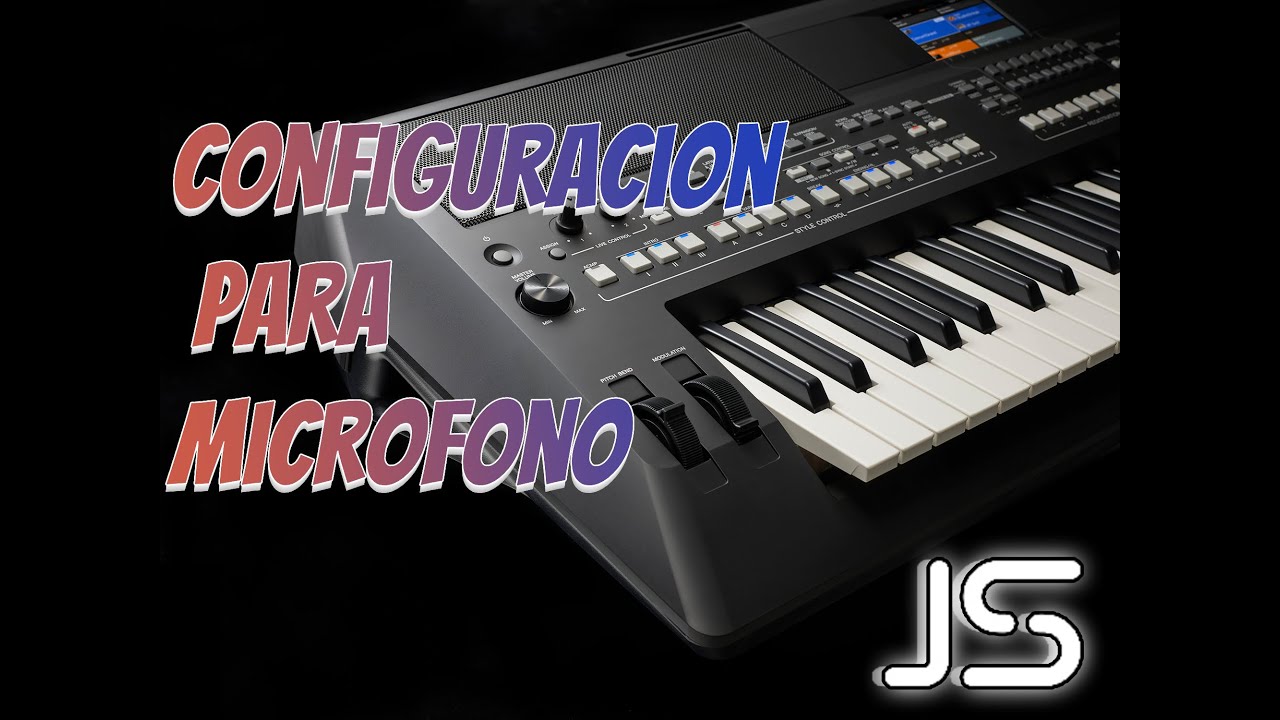 Yamaha SX600-Configuracion para microfono