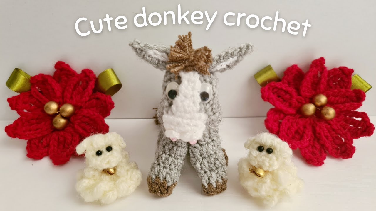 PARTE 1 Burrito o mula 🤍😱 en CROCHET | Te muestro como tejer el cuerpo | NACIMIENTO O BELÉN
