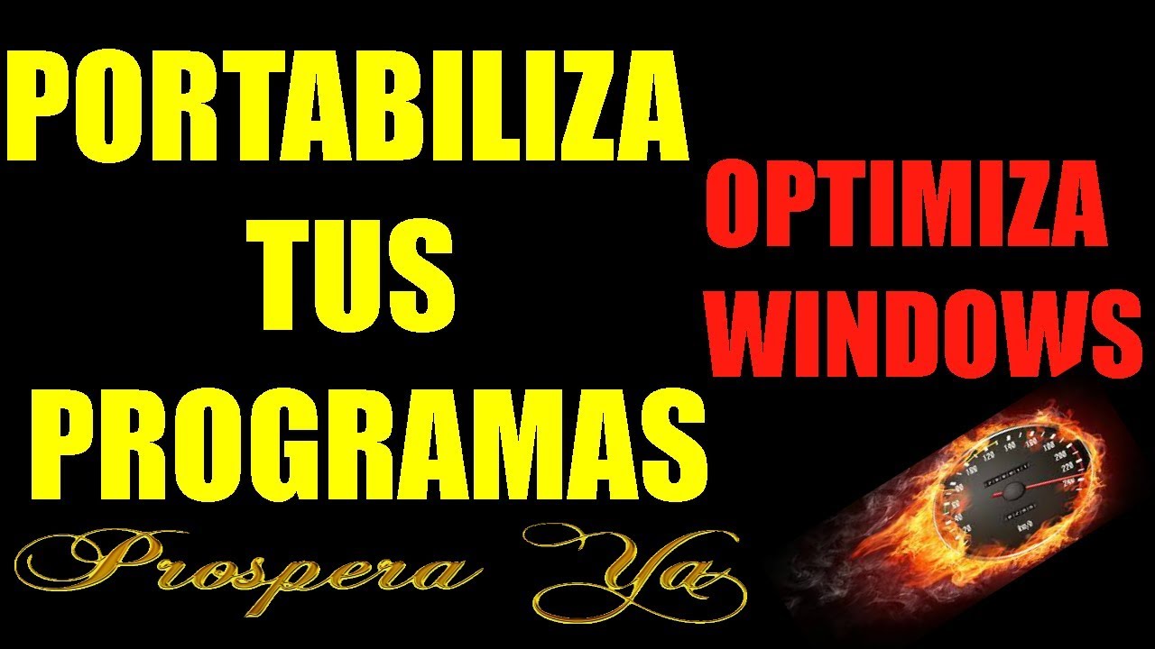 Como Hacer Un Programa Portable. Portabiliza cualquier Programa en Windows.