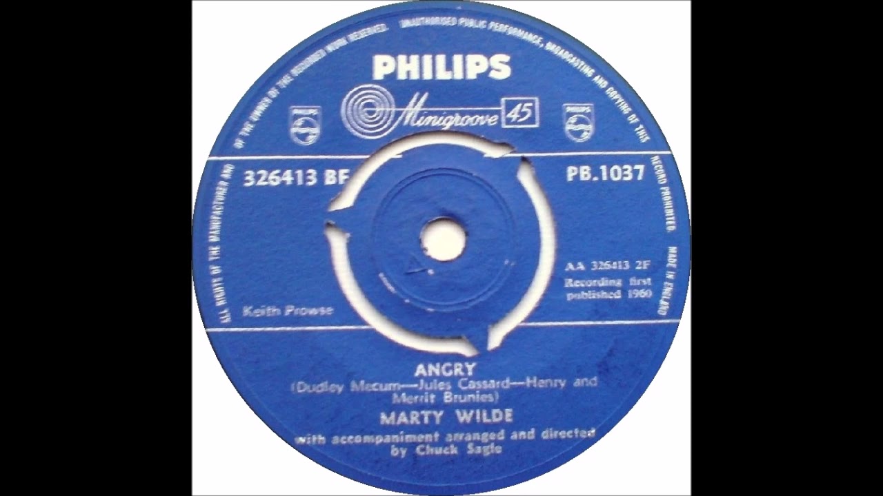 Marty Wilde Angry Mono to Stereo Remix