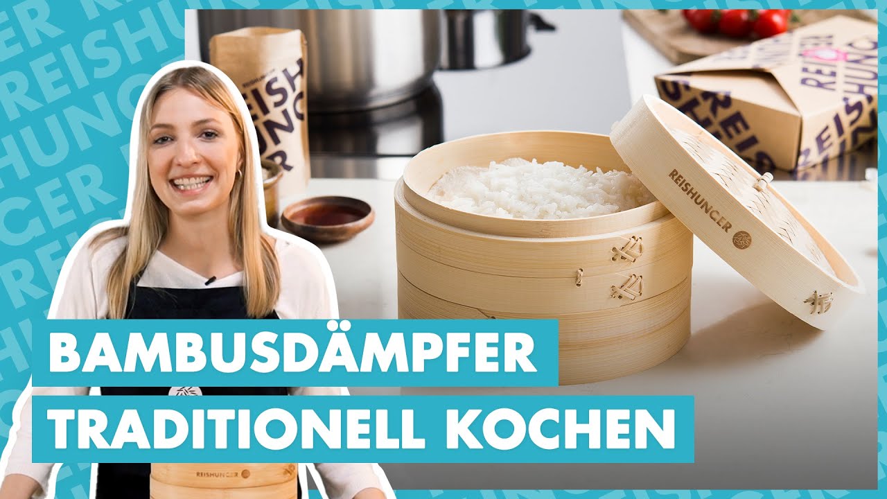 Bambusdämpfer - traditionell kochen [Schritt-für-Schritt-Anleitung]
