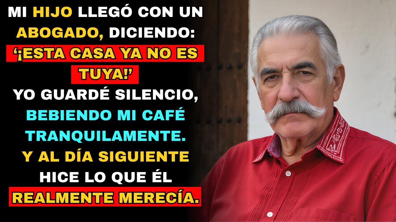 MI HIJO DIJO: «VENDIMOS LA CASA, TE TIENES QUE IR». LLEGÓ CON SU ABOGADO Y YO DECIDÍ ACTUAR.